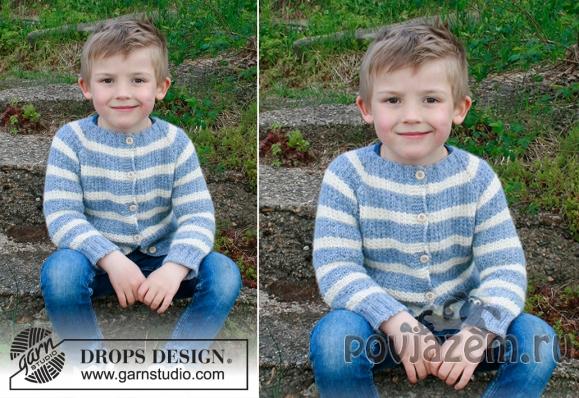 Детский жакет спицами