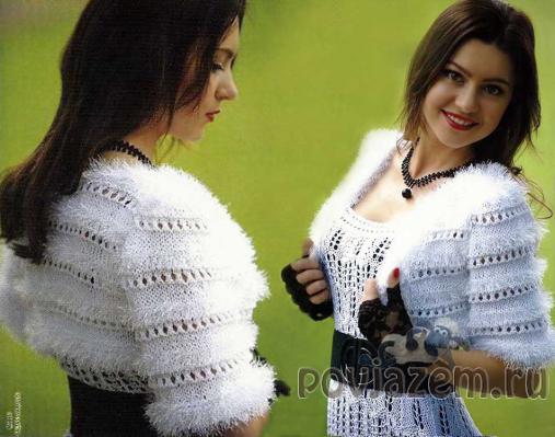 Болеро спицами