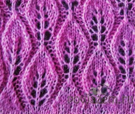 Узор спицами