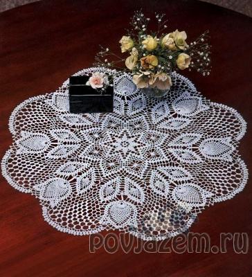 Салфетка крючком