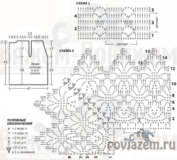 Жилет схема