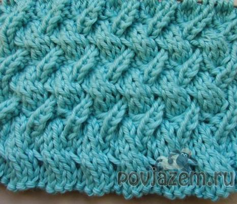 Узор спицами