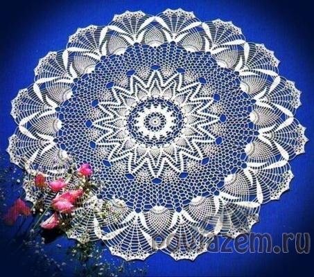 Салфетка крючком