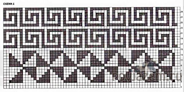 Топ крючком, филейное вязание