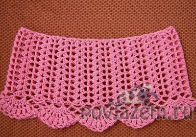 Юбка крючком для девочки