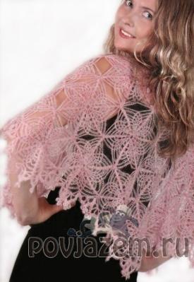 Накидка крючком