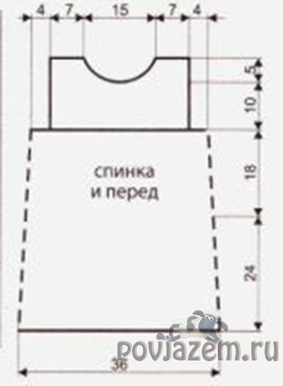 платье крючком для девочки