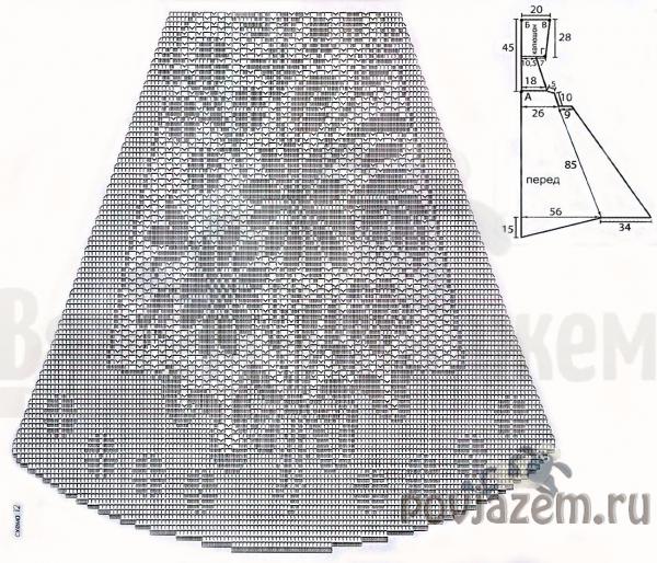 Сарафан крючком