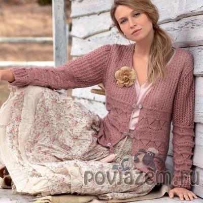 Жакет спицами
