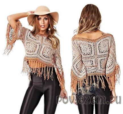 Кофточка крючком
