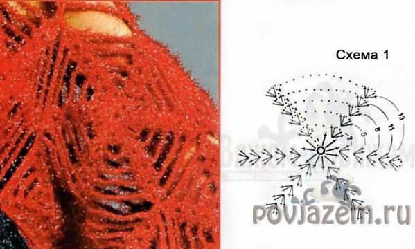 Жакет крючком