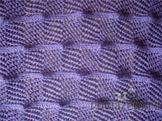 Ажурные узоры спицами