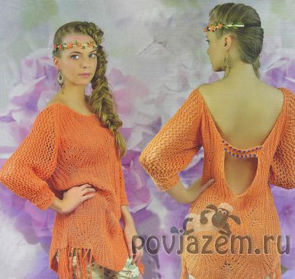 Туника спицами