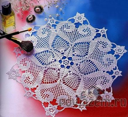 Салфетка крючком