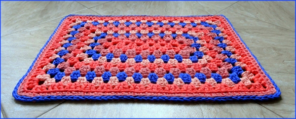 Вязание ковриков крючком