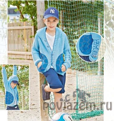 Жакет для мальчика спицами