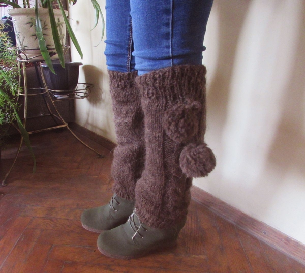 Гетры спицами