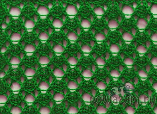 Узор спицами