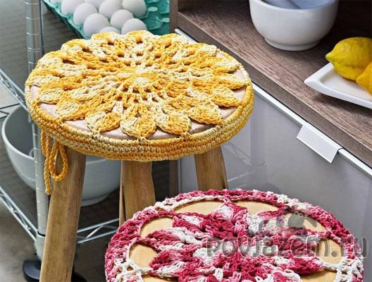 Сидушки крючком