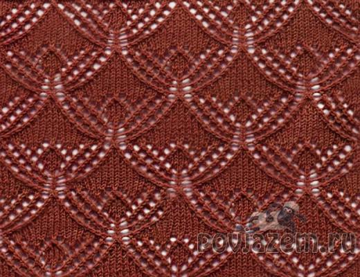Узор спицами