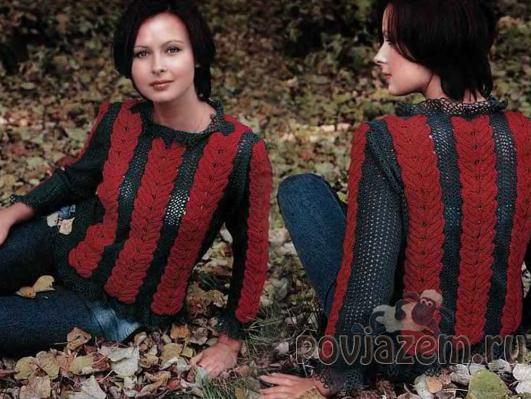 Джемпер крючком