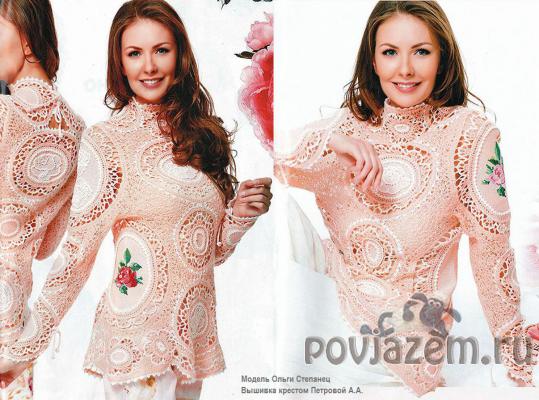 Джемпер крючком