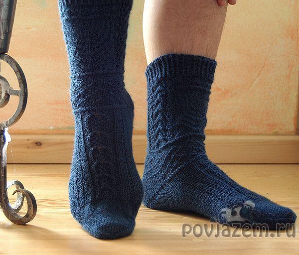 Вязание мужских носков