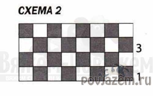 Топ крючком, филейное вязание